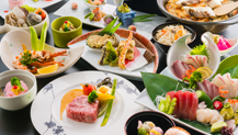 【イセエビ・鮑・伊予牛】高級食材を贅沢に愉しむ味覚プラン