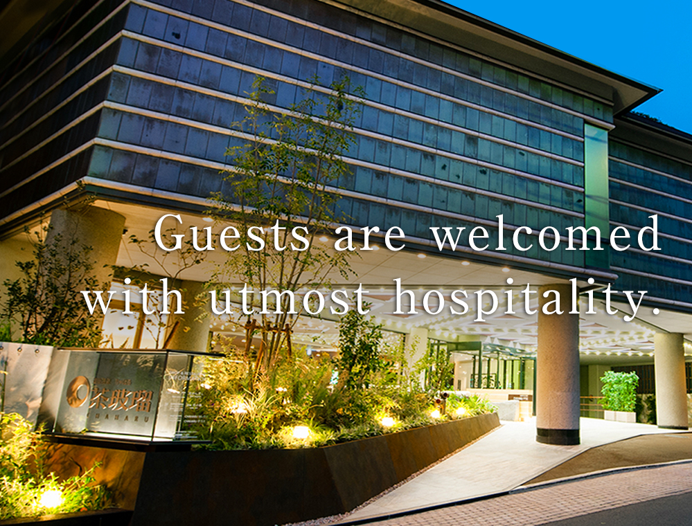 Guests are welcomed with utmost hospitality.